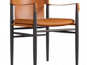 Trussardi Casa Saddle chair 3Dモデル