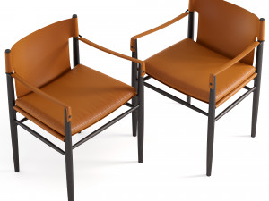 Trussardi Casa Saddle chair Modelo 3D
