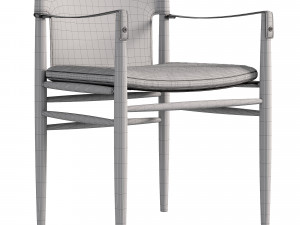 Trussardi Casa Saddle chair Modelo 3D