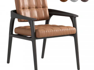 Poltrona Lounge Trussardi Casa Casilia Modello 3D