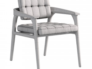 Trussardi Casa Casilia Lounge Armchair 3Dモデル