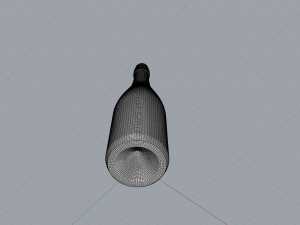 Sparkling bottle 750 ml Model Cetak 3D