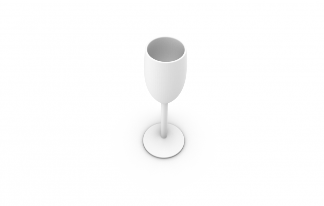 Sparkling glass 140 ml 3D 프린트 모델 .c4d .max .obj .3ds .fbx .stl .blend 