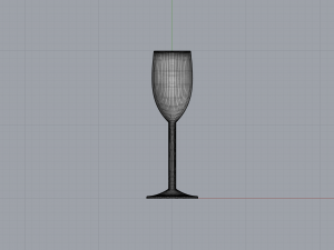 Sparkling glass 140 ml 3D 프린트 모델