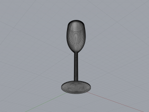 Sparkling glass 140 ml 3D 프린트 모델