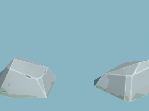 Stylized Modular Stones vol-01 - PBR Game Ready Modelo 3D