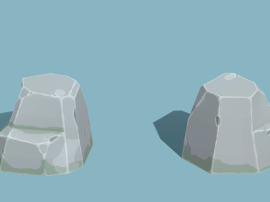 Stylized Modular Stones vol-01 - PBR Game Ready Modelo 3D