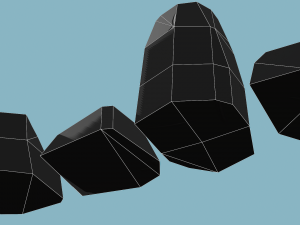 Stylized Modular Stones vol-01 - PBR Game Ready Modelo 3D