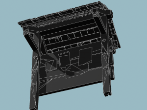 Stylized Notice Board - PBR Game Ready 3D 모델