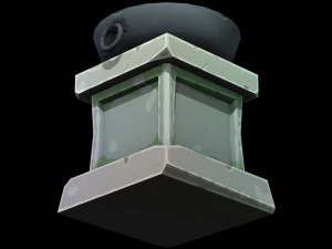 Stylized Pillar Torch - PBR Game Ready 3D Model