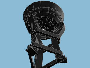 Stylized Torch Stand - PBR Game Ready Modèle 3D