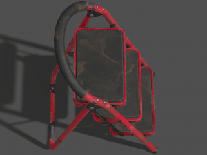 Old Metal Ladder - PBR Game Ready 3D 模型