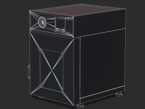 Old Laboratory Sterilizer 01 - PBR Game Ready 3D Model