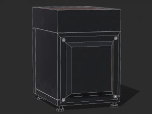 Old Laboratory Sterilizer 01 - PBR Game Ready 3D Model