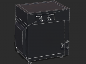 Old Laboratory Sterilizer 01 - PBR Game Ready 3D Model