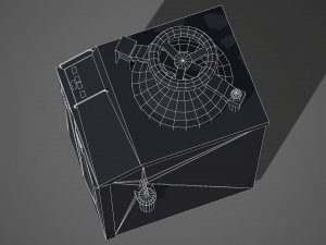Old Laboratory Sterilizer 02 - PBR Game Ready Model 3D