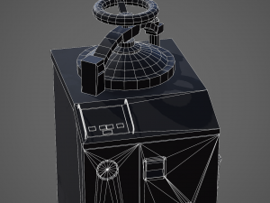 Old Laboratory Sterilizer 02 - PBR Game Ready Model 3D