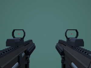 Stylized Modular ACR Rifle Low Poly Mobile Ready 3D Model