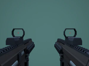 Stylized Modular ACR Rifle Low Poly Mobile Ready 3D Model