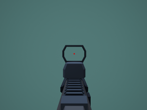 Stylized Modular ACR Rifle Low Poly Mobile Ready 3D Model