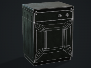 Realistic Old Washing Machine - PBR Low Poly 3D Model