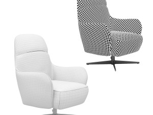 Lind Armchair SKdesign Model 3D