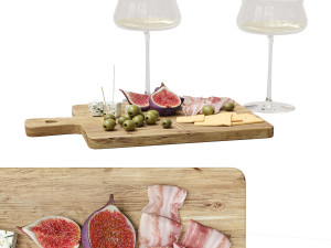 Wine Snaks set 3D 모델