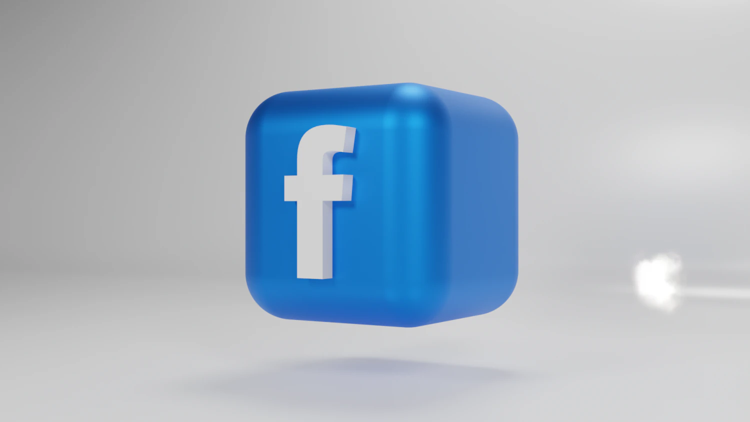 Logo di Facebook Modello 3D .c4d .max .obj .3ds .fbx .stl .blend 