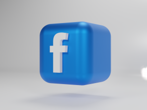 Facebook logo 3D Model