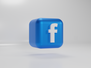 Facebook logo 3D Modell