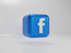 Logo di Facebook Modello 3D