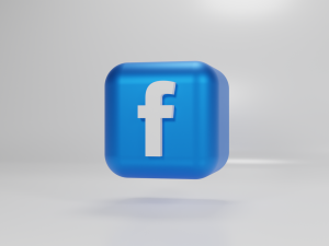 Facebook logo 3D Modell