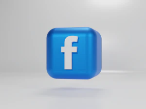 Logo di Facebook Modello 3D