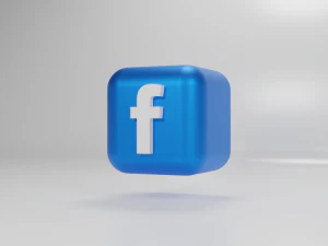 Logo di Facebook Modello 3D