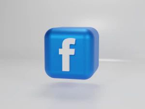 Logo di Facebook Modello 3D