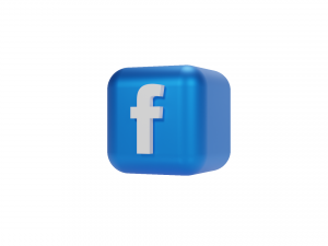 Facebook logo 3D Modell