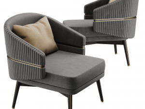 Aster Billy armchair 3D Model