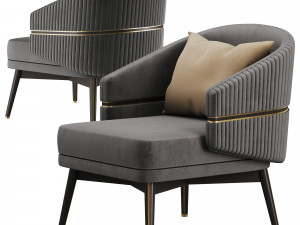 Aster Billy armchair 3D Model