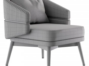 Aster Billy armchair 3D Model