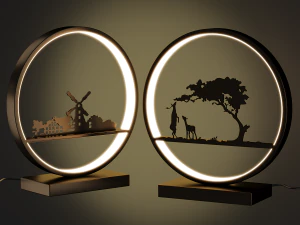 Generic Nordic Style Modern Led Light 3D Model