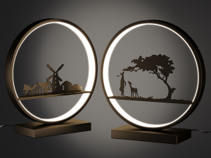 Generic Nordic Style Modern Led Light 3D Model
