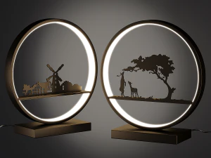 Generic Nordic Style Modern Led Light 3D Model