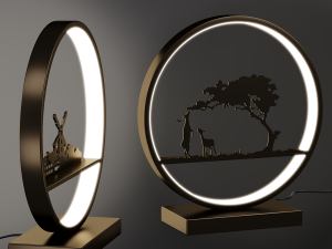 Generic Nordic Style Modern Led Light 3D Модель