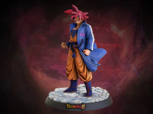 Zoon Goku Super Saiyan God 3D printmodel