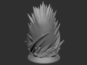 3D Super Saiyan Broly Model Cetak 3D