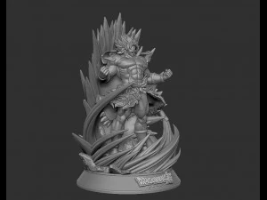 3D Super Saiyan Broly 3D Print Model