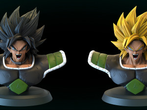 Broly Bust 3D 模型
