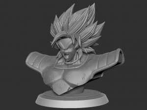 Broly Bust 3D 模型