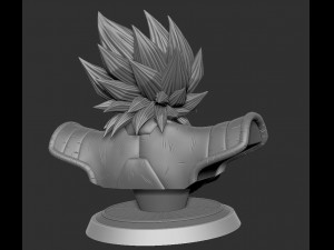 Broly Bust 3D 模型