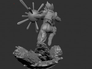 Super Saiyan Gogeta 3D 프린트 모델